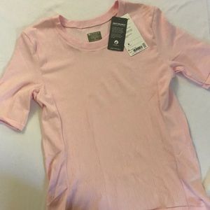 Athleta Renew ribbed tee, M, NWT